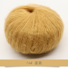 Len Mohair siêu mềm mịn cuộn 25g sợi 1mm