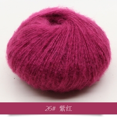 Len Mohair siêu mềm mịn cuộn 25g sợi 1mm