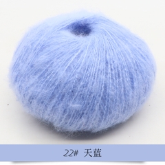 Len Mohair siêu mềm mịn cuộn 25g sợi 1mm