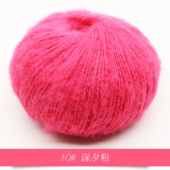 Len Mohair siêu mềm mịn cuộn 25g sợi 1mm