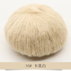 Len Mohair siêu mềm mịn cuộn 25g sợi 1mm