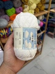 Len nhung Susan's Family, len bông sữa sợi 3mm cuộn 50g