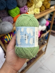 Len nhung Susan's Family, len bông sữa sợi 3mm cuộn 50g
