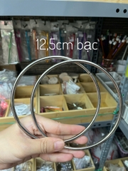 Quai túi tròn chất liệu bằng kim loại làm túi handmade ( 1cặp)