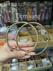 Quai túi tròn chất liệu bằng kim loại làm túi handmade ( 1cặp)