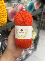 Len Best Wool cuộn 50g cỡ sợi 1,5mm ( XẢ LỖ CẮT DÒNG)