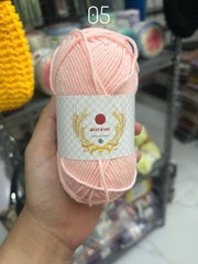 Len Best Wool cuộn 50g cỡ sợi 1,5mm ( XẢ LỖ CẮT DÒNG)