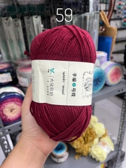 Len Yaoh Wool ( Shuxi Wool) sợi to 3mm cuộn 100g