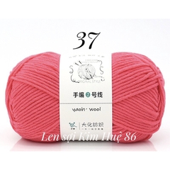 Len Yaoh Wool ( Shuxi Wool) sợi to 3mm cuộn 100g