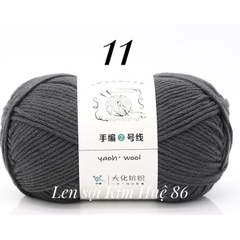 Len Yaoh Wool ( Shuxi Wool) sợi to 3mm cuộn 100g