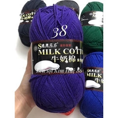 Len milk cotton loại 1 cuộn 125g