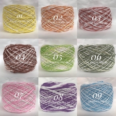 Sợi Cotton Việt Nam 1mm màu loang