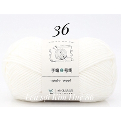Len Yaoh Wool ( Shuxi Wool) sợi to 3mm cuộn 100g
