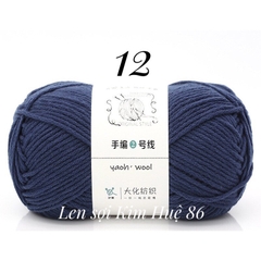 Len Yaoh Wool ( Shuxi Wool) sợi to 3mm cuộn 100g