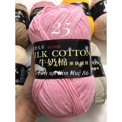 Len milk cotton loại 1 cuộn 125g