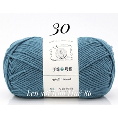 Len Yaoh Wool ( Shuxi Wool) sợi to 3mm cuộn 100g