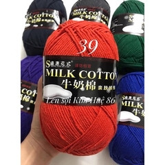 Len milk cotton loại 1 cuộn 125g