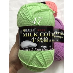 Len milk cotton loại 1 cuộn 125g