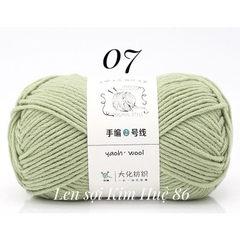 Len Yaoh Wool ( Shuxi Wool) sợi to 3mm cuộn 100g
