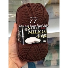 Len milk cotton loại 1 cuộn 125g