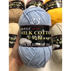 Len milk cotton loại 1 cuộn 125g