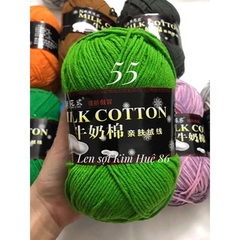 Len milk cotton loại 1 cuộn 125g