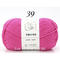 Len Yaoh Wool ( Shuxi Wool) sợi to 3mm cuộn 100g