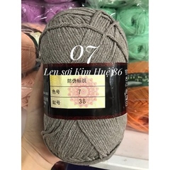 Len milk cotton loại 1 cuộn 125g