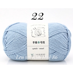 Len Yaoh Wool ( Shuxi Wool) sợi to 3mm cuộn 100g