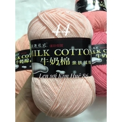 Len milk cotton loại 1 cuộn 125g