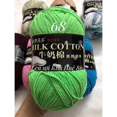 Len milk cotton loại 1 cuộn 125g