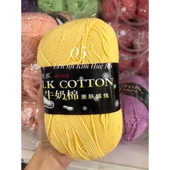Len milk cotton loại 1 cuộn 125g