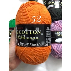 Len milk cotton loại 1 cuộn 125g