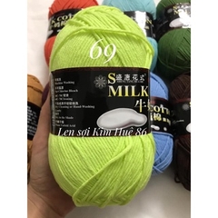 Len milk cotton loại 1 cuộn 125g