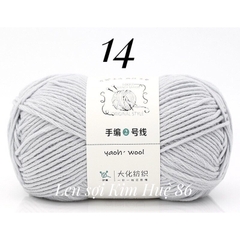 Len Yaoh Wool ( Shuxi Wool) sợi to 3mm cuộn 100g