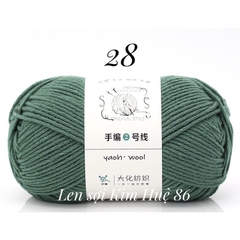 Len Yaoh Wool ( Shuxi Wool) sợi to 3mm cuộn 100g