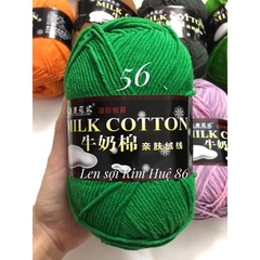 Len milk cotton loại 1 cuộn 125g