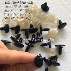 Mắt Oval có kèm chốt an toàn ( 10 cái)