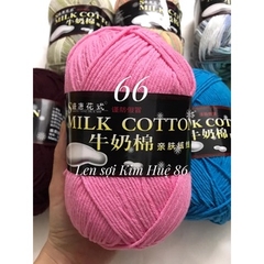 Len milk cotton loại 1 cuộn 125g