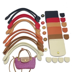 Bộ phụ kiện túi móc giả da làm túi handmade