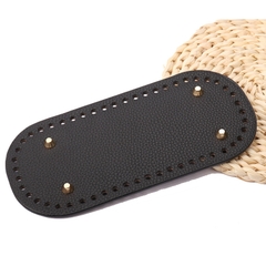 Đế da PU có đục lỗ sẵn kích thước 22*10cm