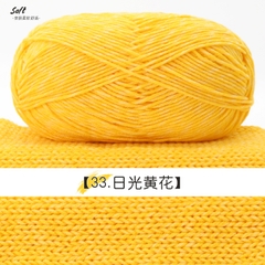 Len Cotton Đốm trắng cuộn 100g