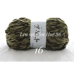 Len nhung 3mm siêu mềm mịn cuộn 100g