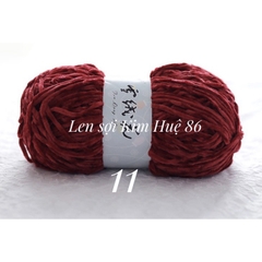 Len nhung 3mm siêu mềm mịn cuộn 100g