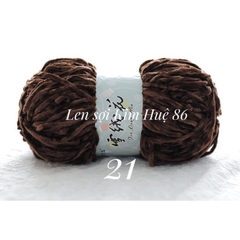 Len nhung 3mm siêu mềm mịn cuộn 100g