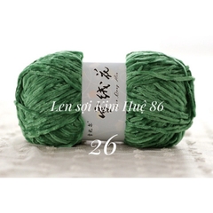 Len nhung 3mm siêu mềm mịn cuộn 100g