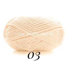 Len Nhung Mèo mềm mịn cuộn 50gr