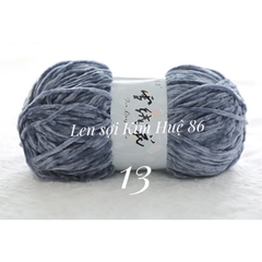 Len nhung 3mm siêu mềm mịn cuộn 100g