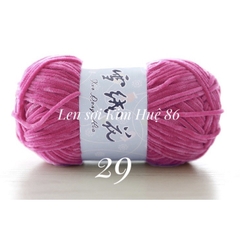 Len nhung 3mm siêu mềm mịn cuộn 100g