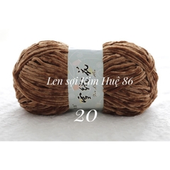 Len nhung 3mm siêu mềm mịn cuộn 100g